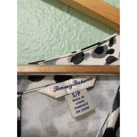 Tommy Bahama Women's Cheetah Print Knee Length Long Sleeve Dress Size Small - Picture 7 of 9